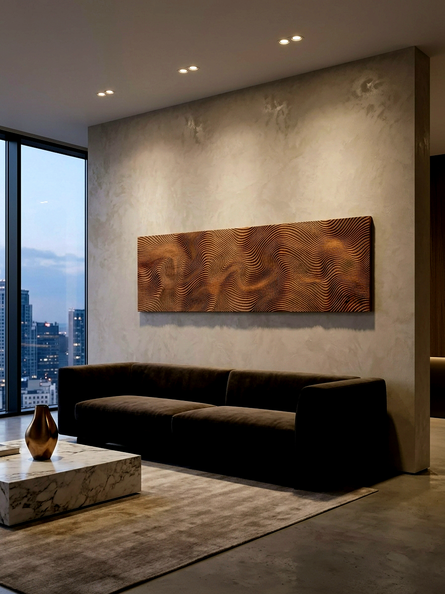 Infinite Flow – wooden designer panel