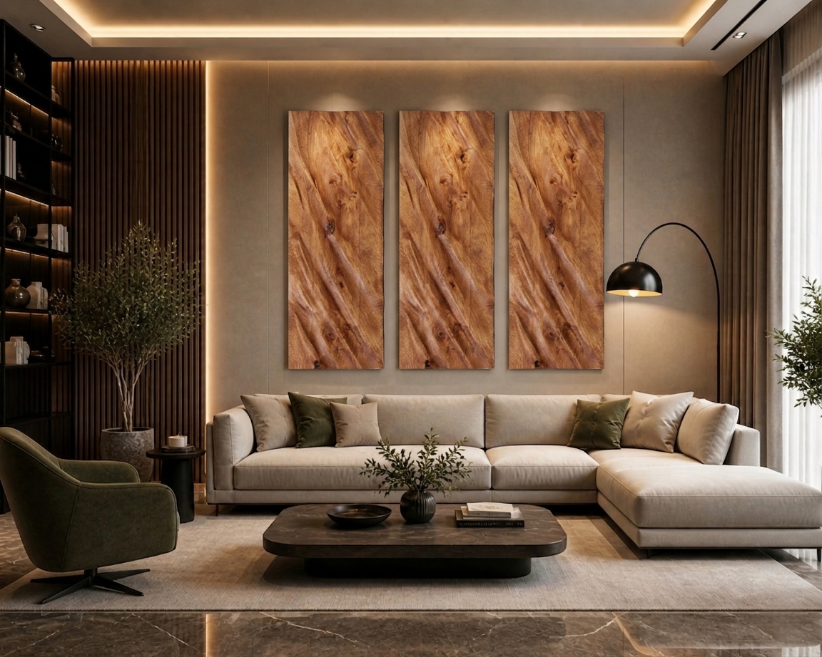 “RawFlow” – Natural Wood Texture Wall Panel - Image 13