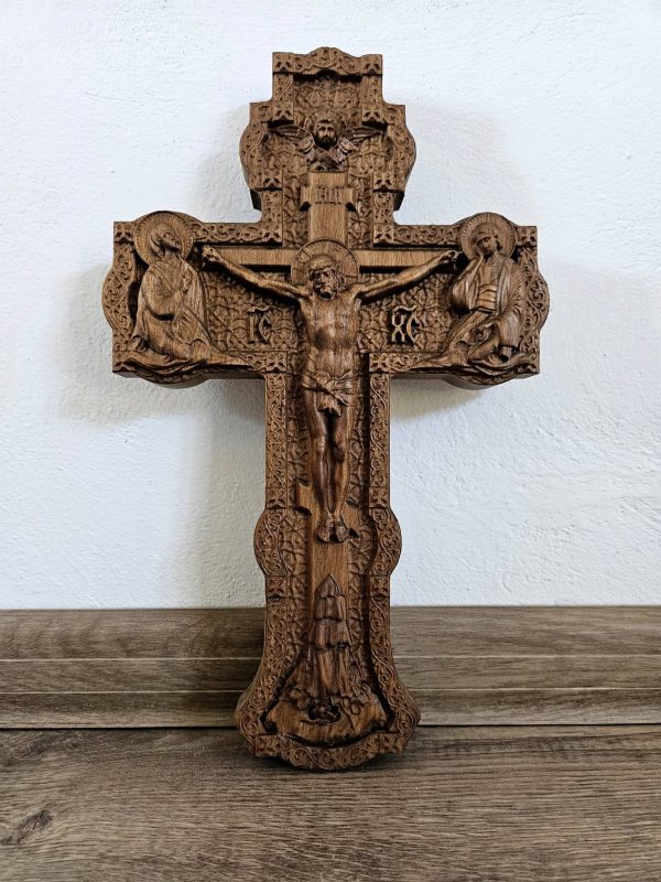 ✝️ Дърворезбован православен кръст – Символ на вяра, изработен с ръце и сърце ✝️ - Image 5