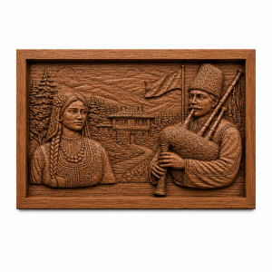 Bulgarian folklore carving