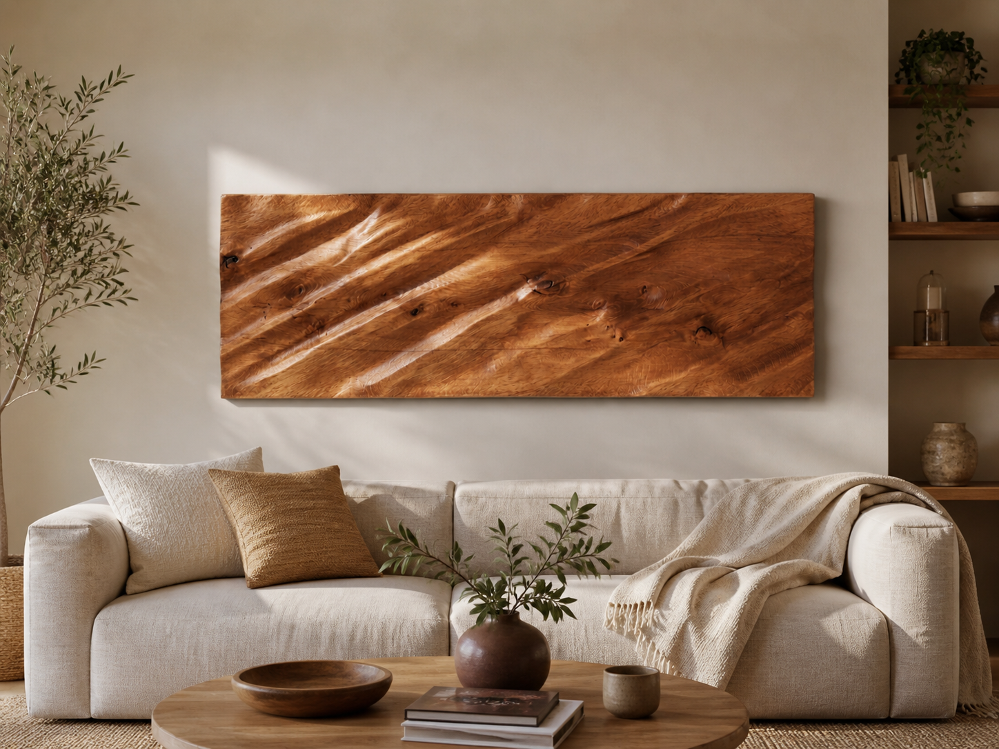 “RawFlow” – Natural Wood Texture Wall Panel - Image 7