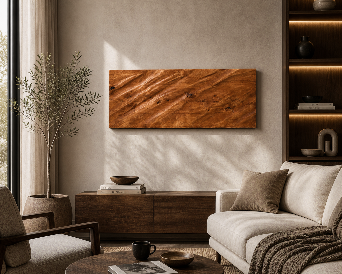 “RawFlow” – Natural Wood Texture Wall Panel - Image 11