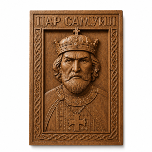 цар Самуил дърворезба