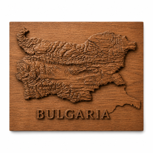 релефна карта на България