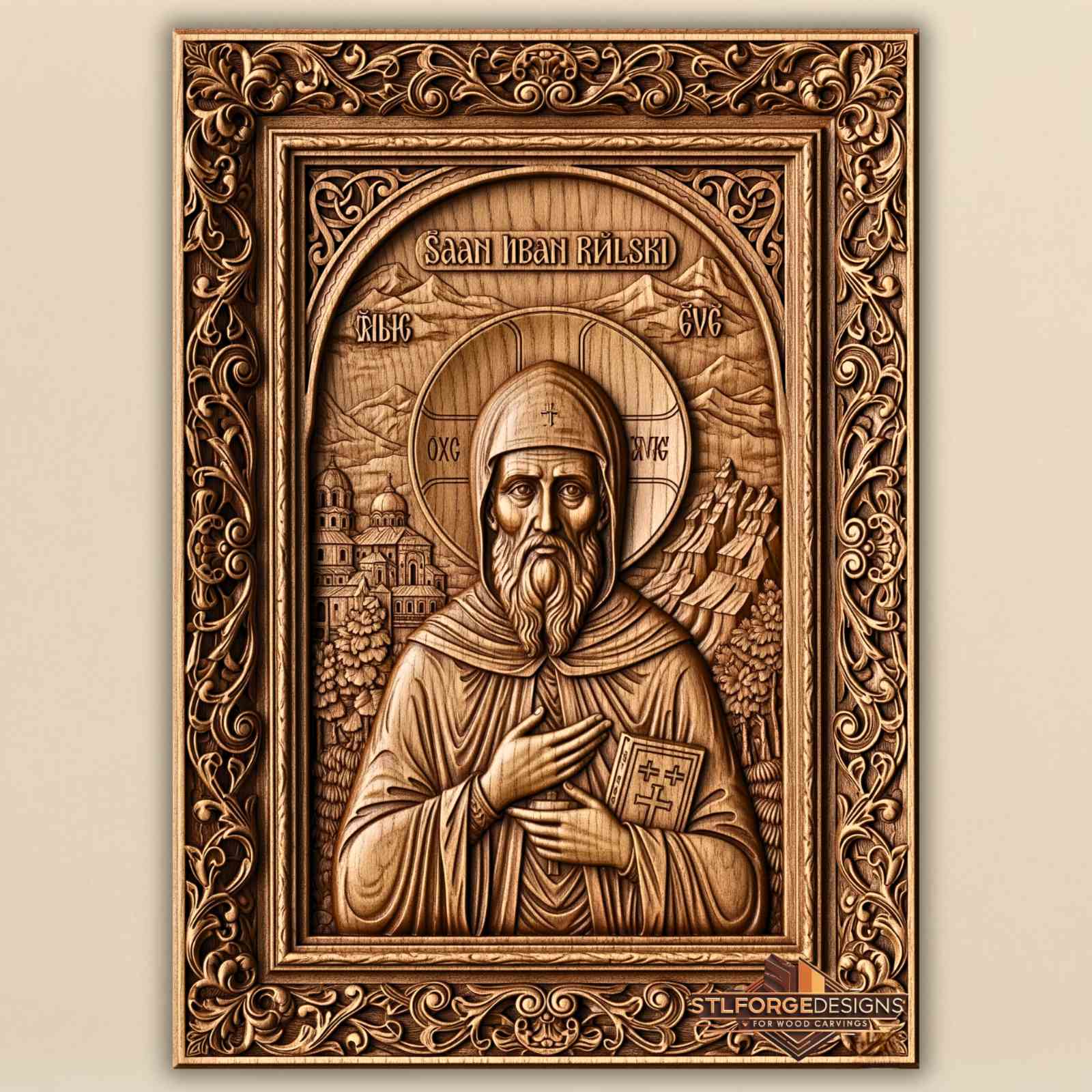 saint ivan rilski stl cnc model
