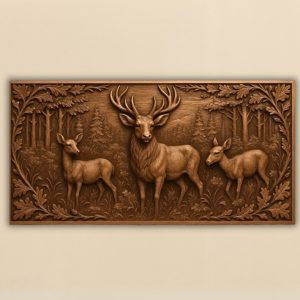 Animal STL Files | 3D Relief Models for CNC Wood Carving