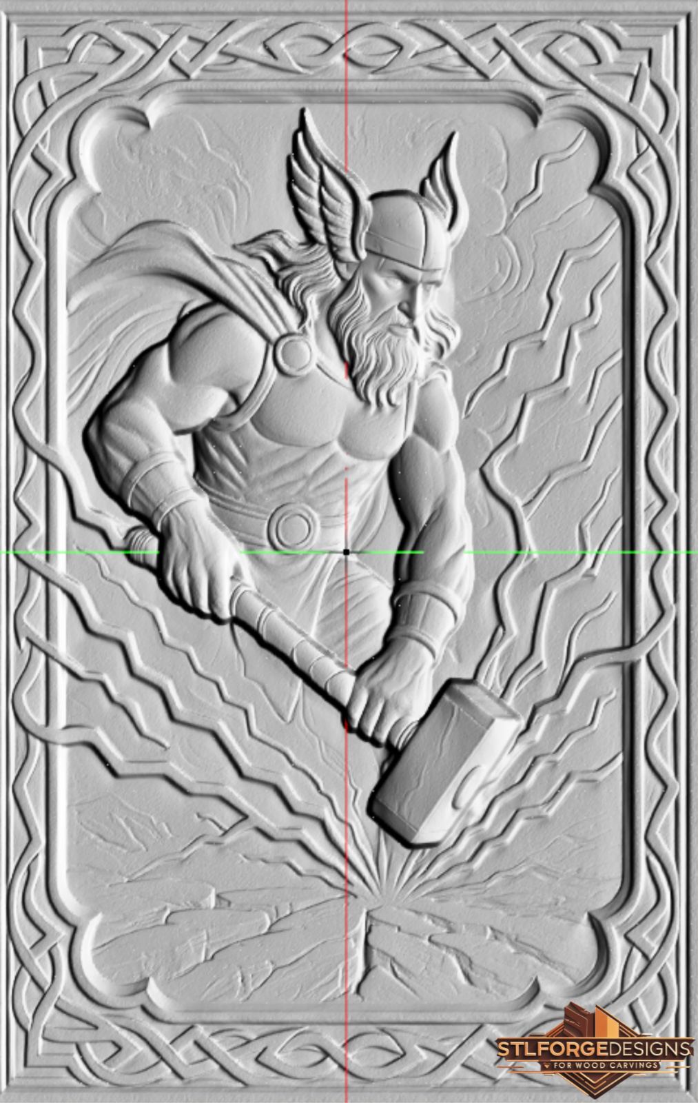 STL file Thor strike moorish arch CNC — moorish arch braided frame ground strike CNC-ready for Aspire ArtCAM Fusion 360